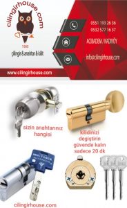 göbek ve kilit değişimi ve anahtar yenileme